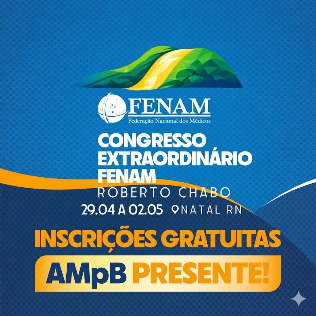 AMpB estará presente no Congresso Extraordinário da FENAM em Natal